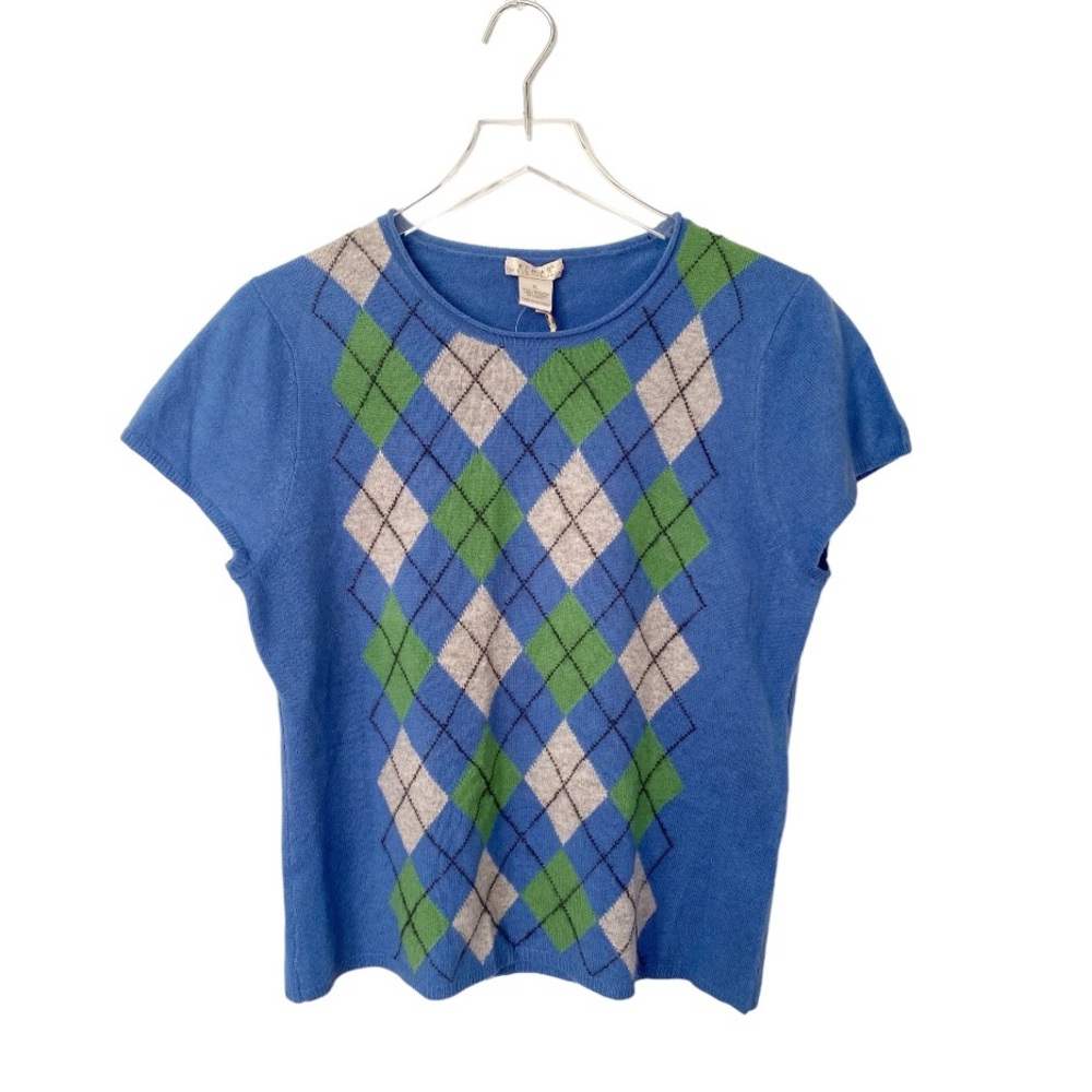 KENAR Argyle Cashmere vest🍁Fall Trend: PREPPY